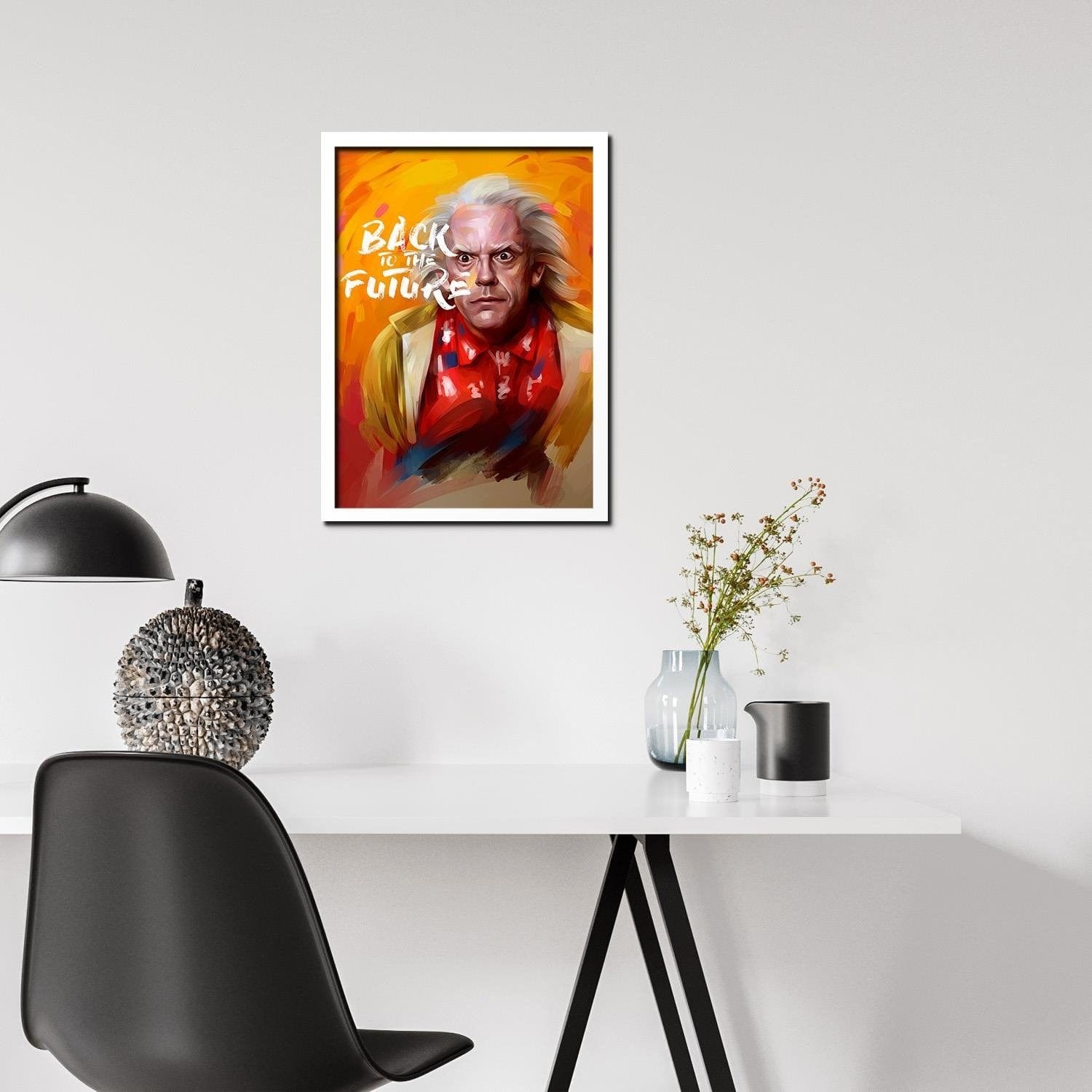 Glezna baltā rāmī - Back To The Future 1  Home Trends DECO