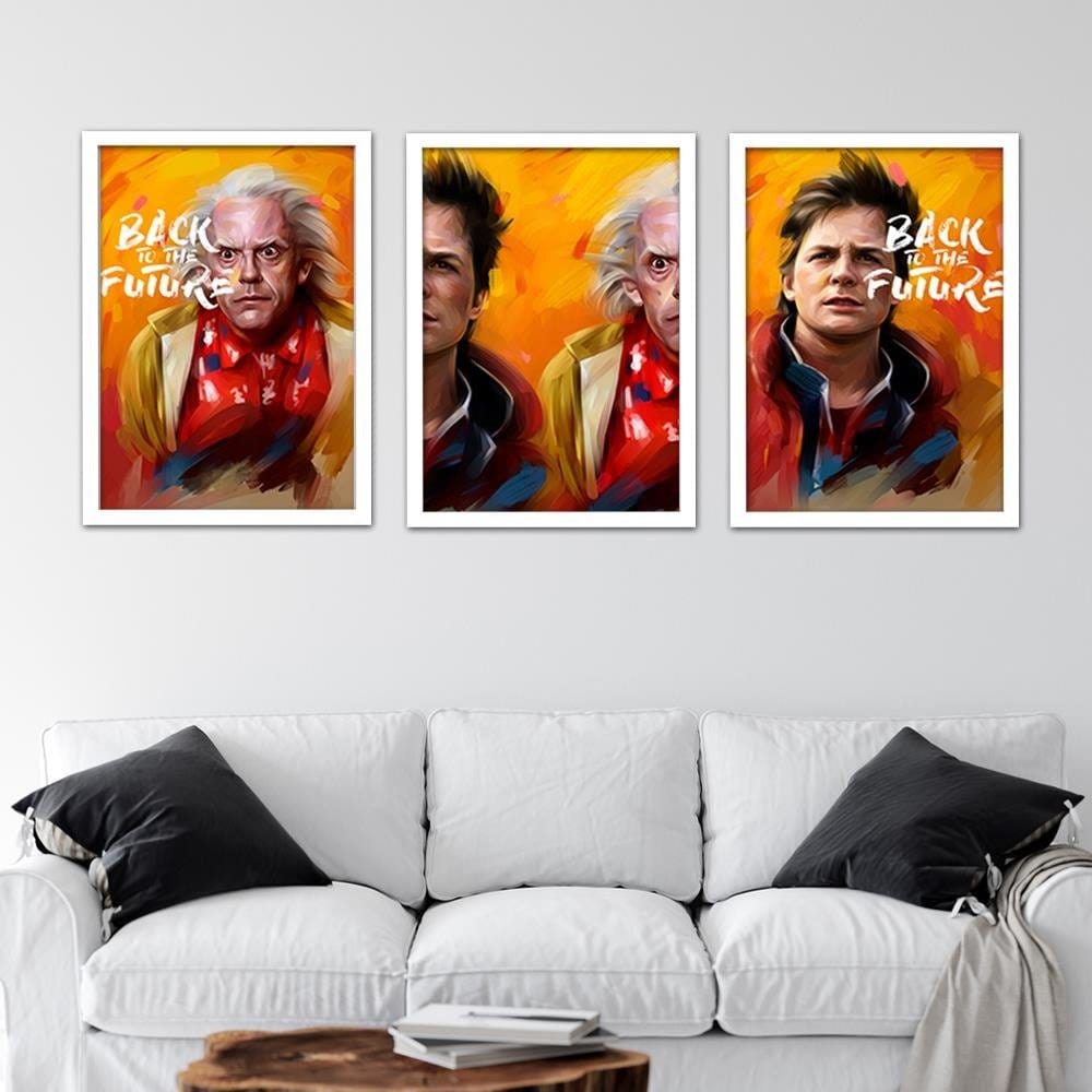 Glezna baltā rāmī - Back To The Future 1  Home Trends DECO
