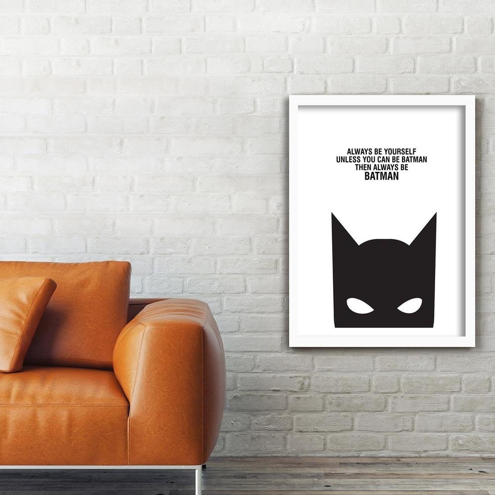 Glezna baltā rāmī - Be Yourself  Home Trends DECO