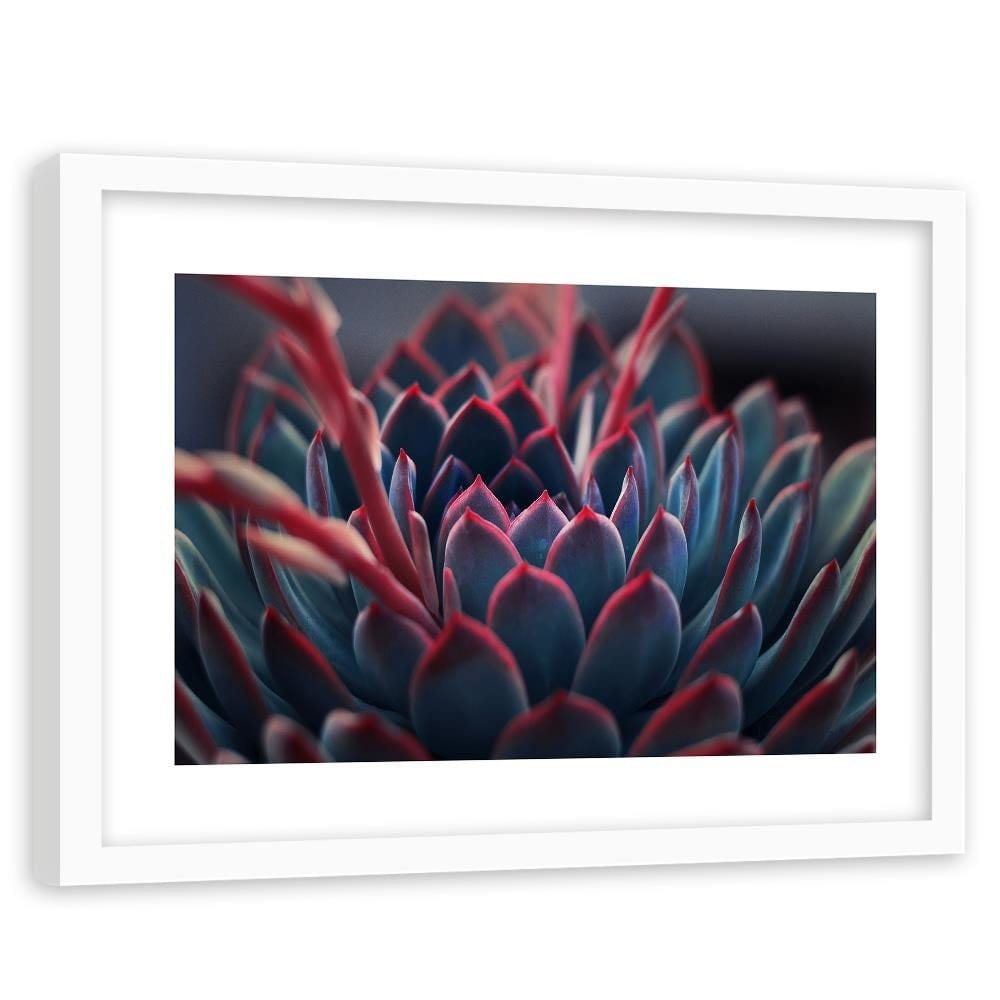 Glezna baltā rāmī - Beautiful Plant  Home Trends DECO