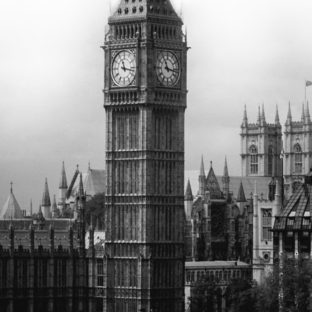 Glezna baltā rāmī - Big Ben London  Home Trends DECO