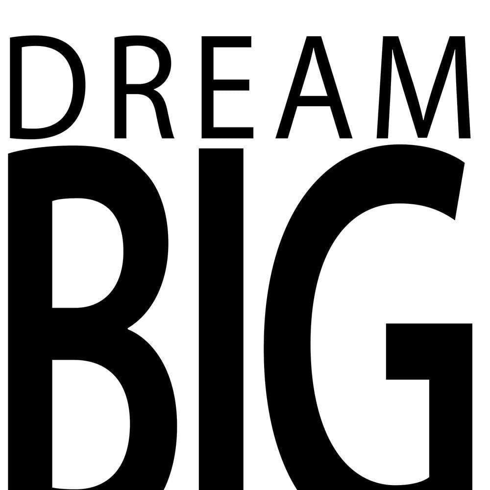 Glezna baltā rāmī - Big Dreams  Home Trends DECO