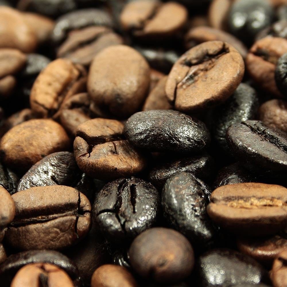 Glezna baltā rāmī - Black And Brown Coffee Beans  Home Trends DECO