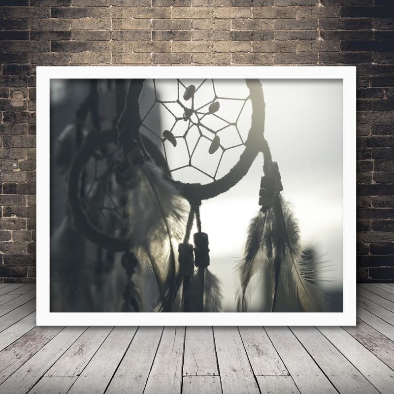 Glezna baltā rāmī - Boho decorations 2  Home Trends DECO