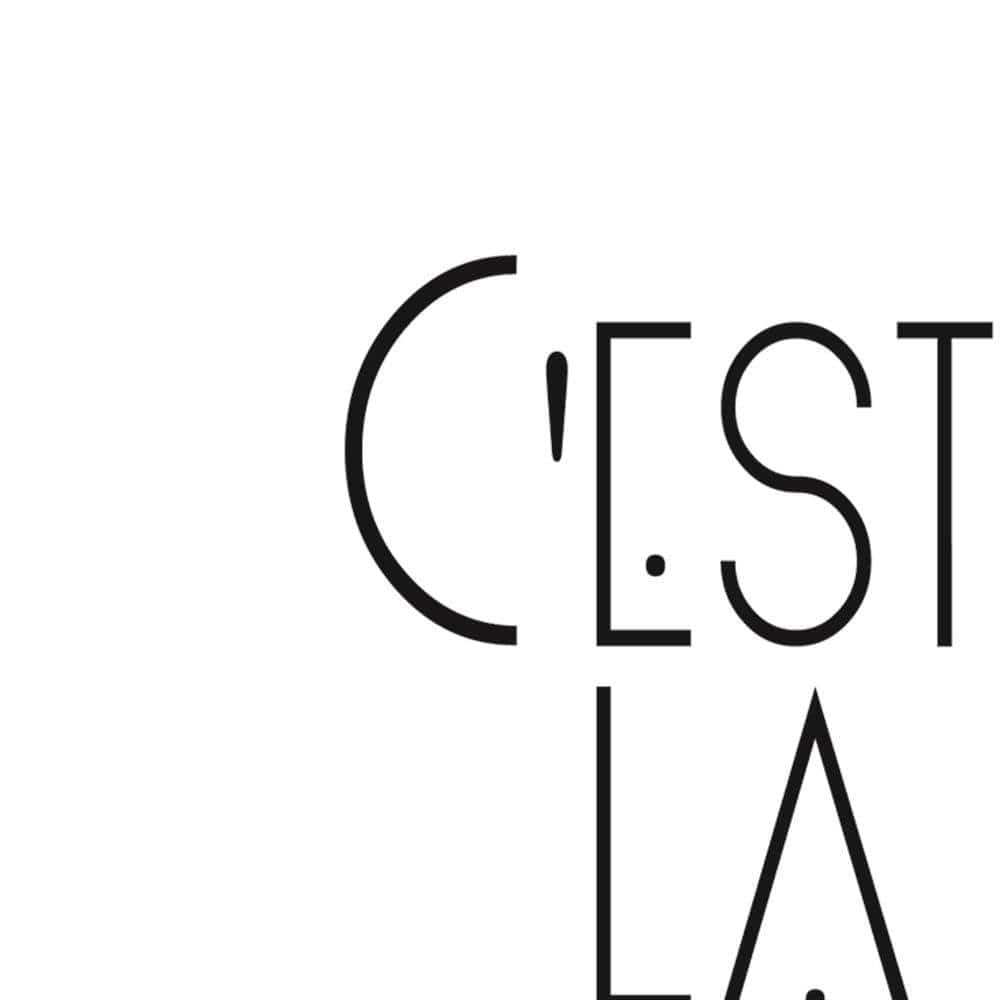 Glezna baltā rāmī - C'est La Vie  Home Trends DECO