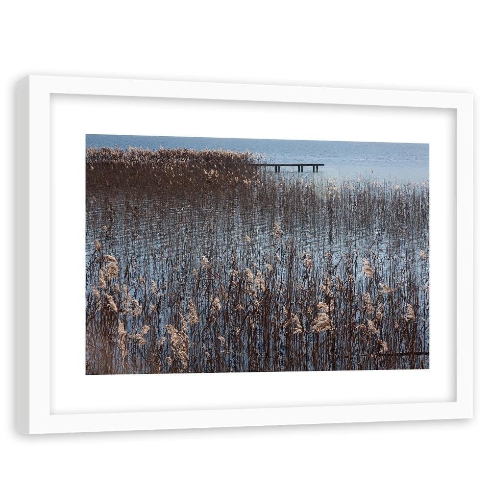 Glezna baltā rāmī - Cane Sea  Home Trends DECO