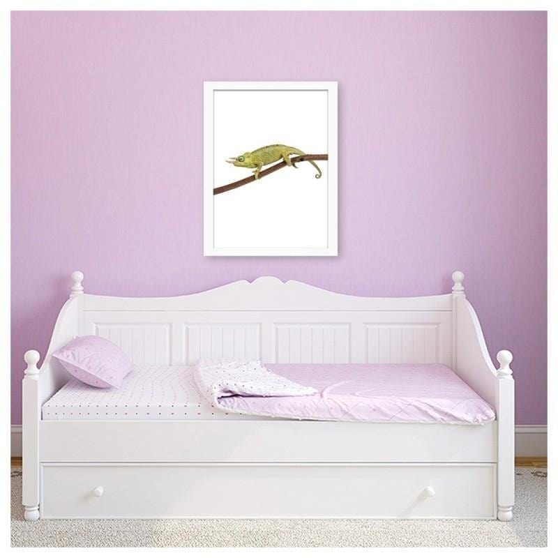 Glezna baltā rāmī - Chameleon  Home Trends DECO