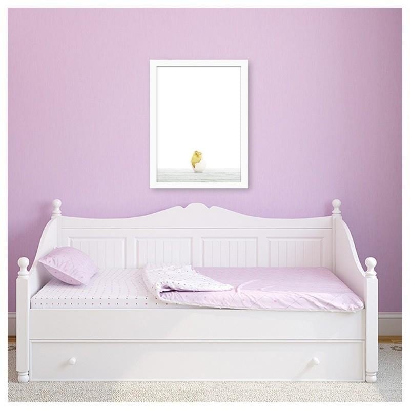 Glezna baltā rāmī - Chicken in shell  Home Trends DECO