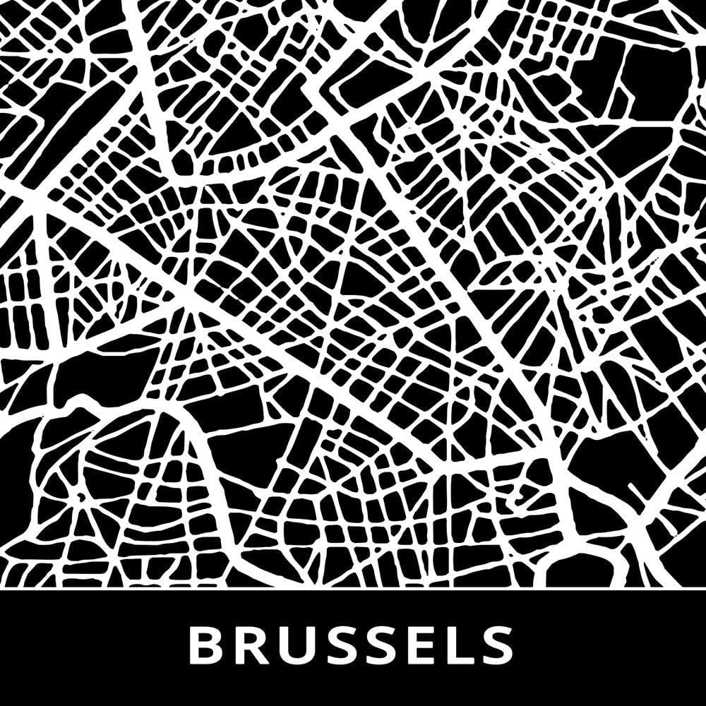 Glezna baltā rāmī - City Brussels  Home Trends DECO