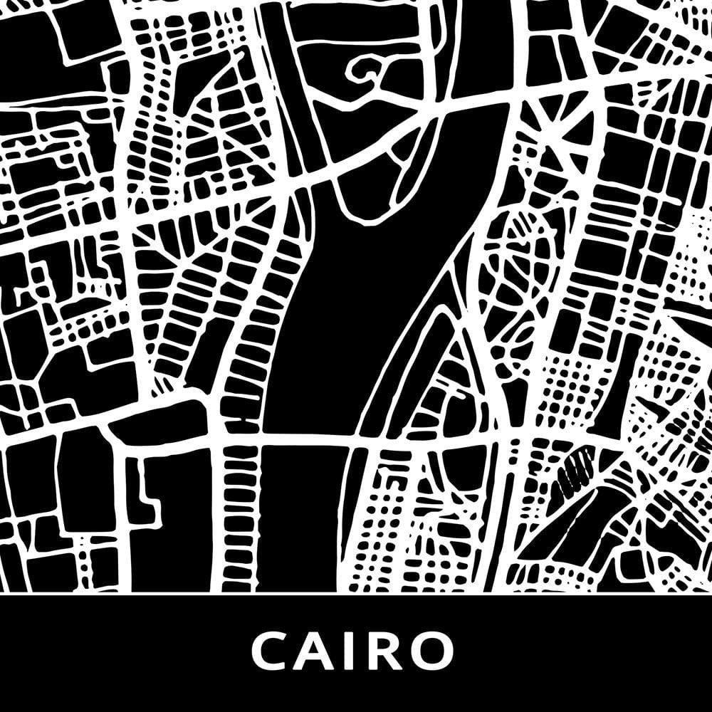 Glezna baltā rāmī - City Cairo  Home Trends DECO