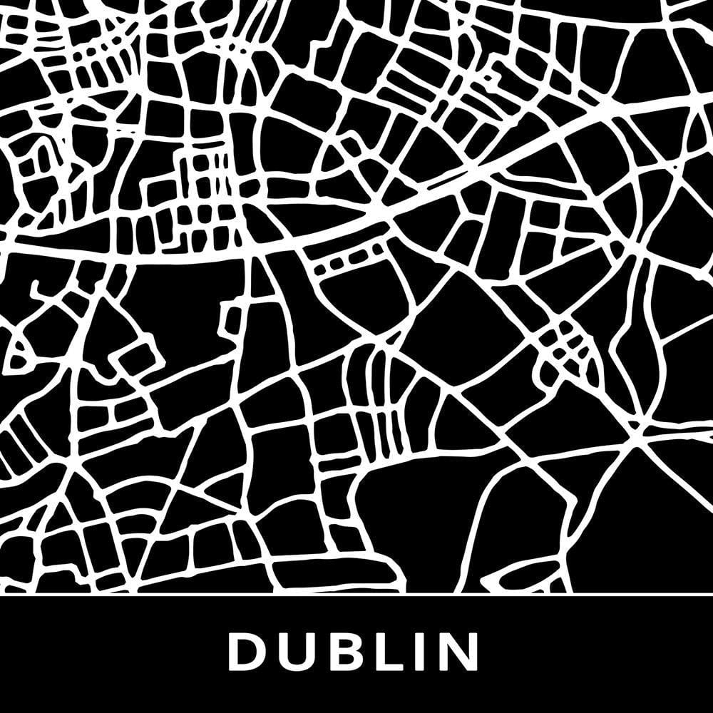 Glezna baltā rāmī - City Dublin  Home Trends DECO