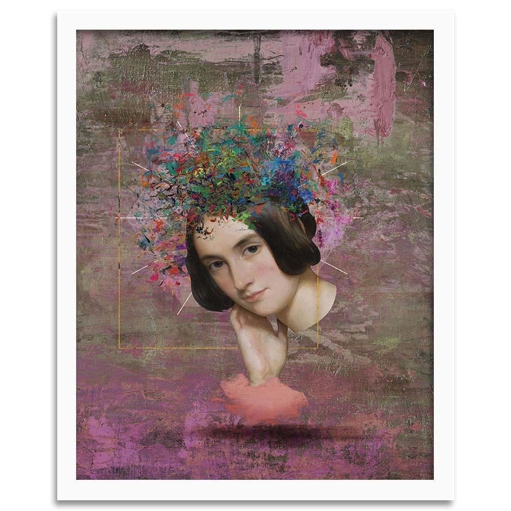 Glezna baltā rāmī - Collage  Home Trends DECO