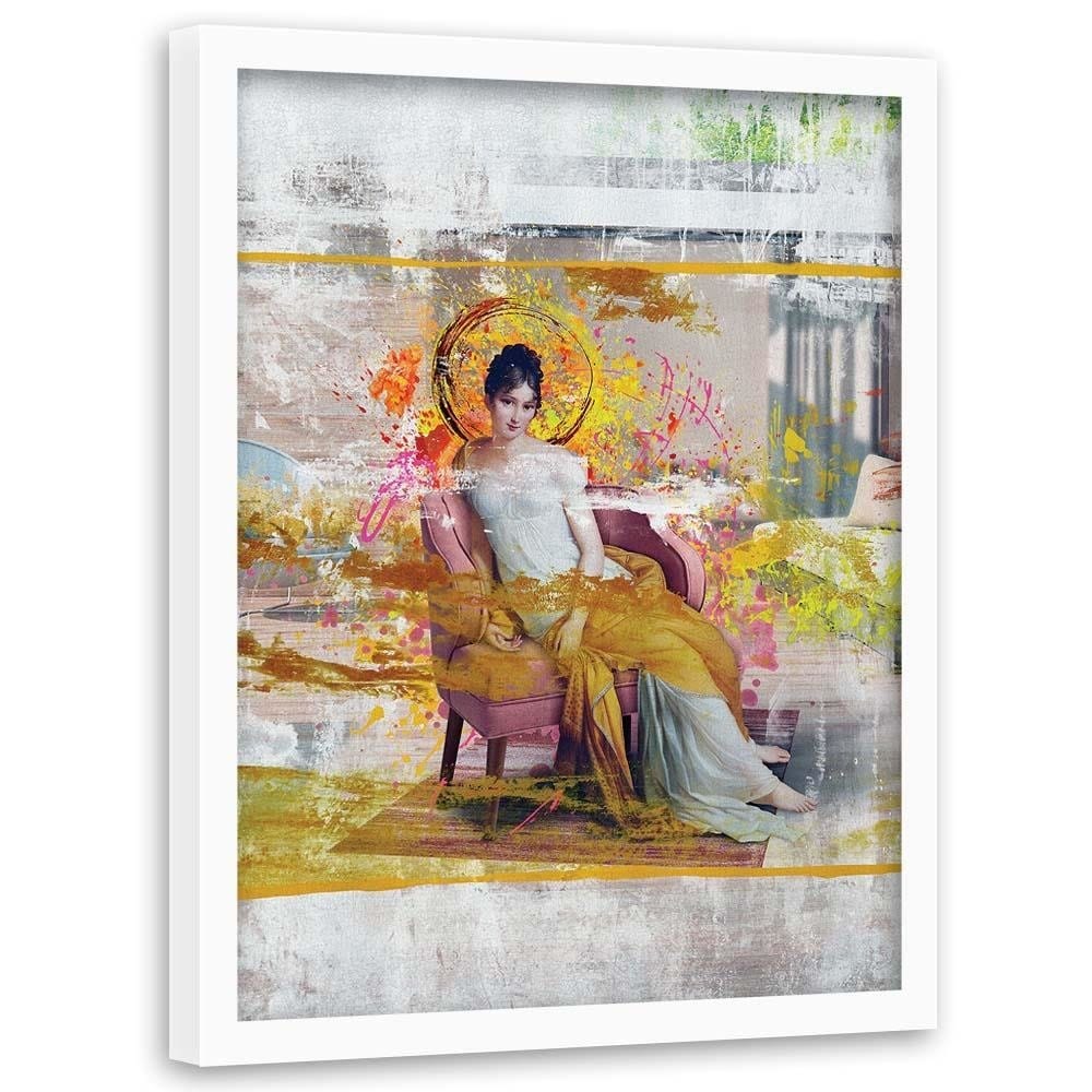 Glezna baltā rāmī - Collage  Home Trends DECO