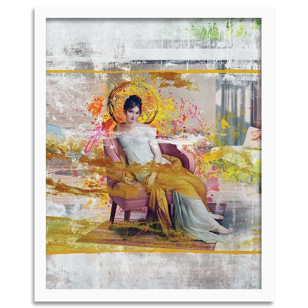 Glezna baltā rāmī - Collage  Home Trends DECO
