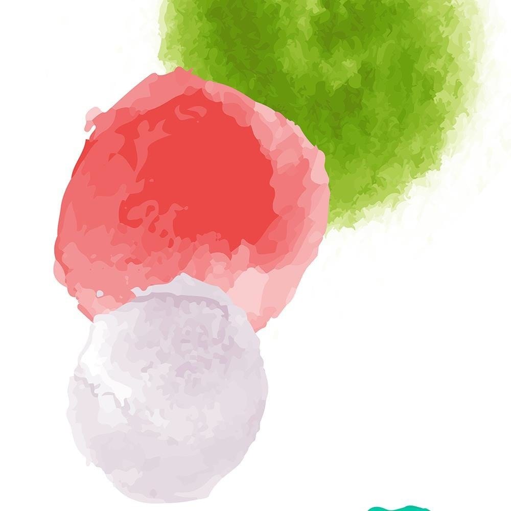 Glezna baltā rāmī - Colored Dots  Home Trends DECO