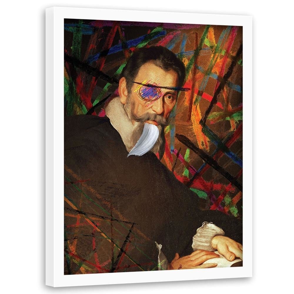 Glezna baltā rāmī - Composer Portrait Image  Home Trends DECO
