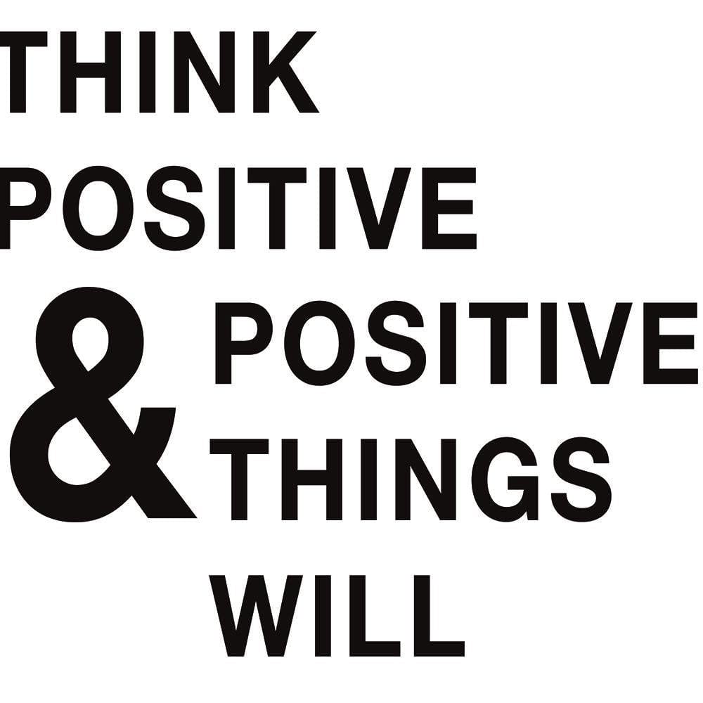 Glezna baltā rāmī - Cover - Think Positively  Home Trends DECO