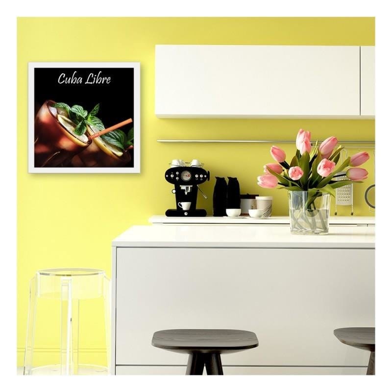 Glezna baltā rāmī - Cuba libre cocktail  Home Trends DECO