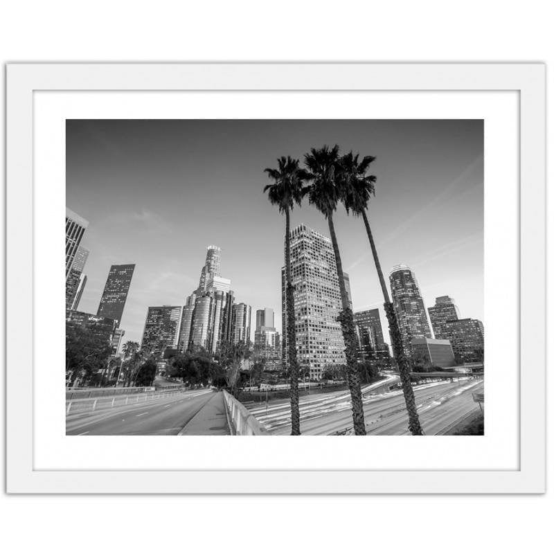 Glezna baltā rāmī - Downtown Los Angeles  Home Trends DECO