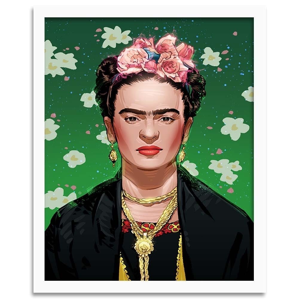 Glezna baltā rāmī - Feminist Artwork Image  Home Trends DECO