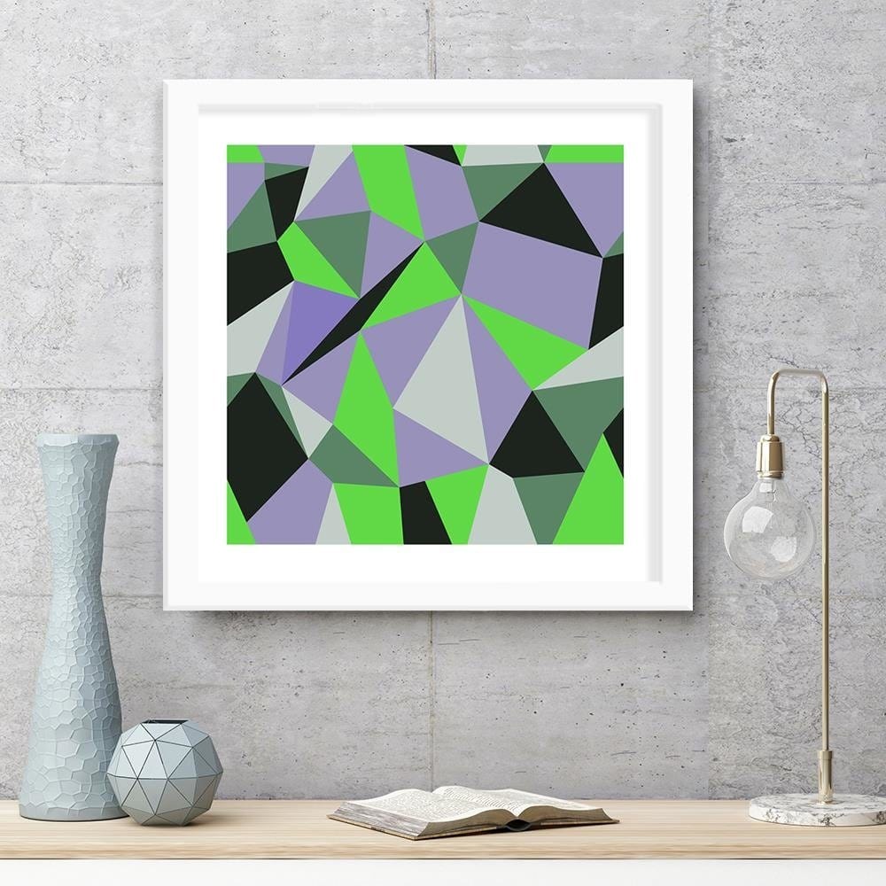 Glezna baltā rāmī - Geometric Figures - Cubism 3  Home Trends DECO