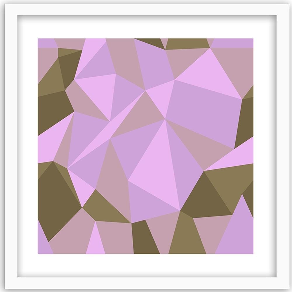 Glezna baltā rāmī - Geometric Figures - Cubism 7  Home Trends DECO