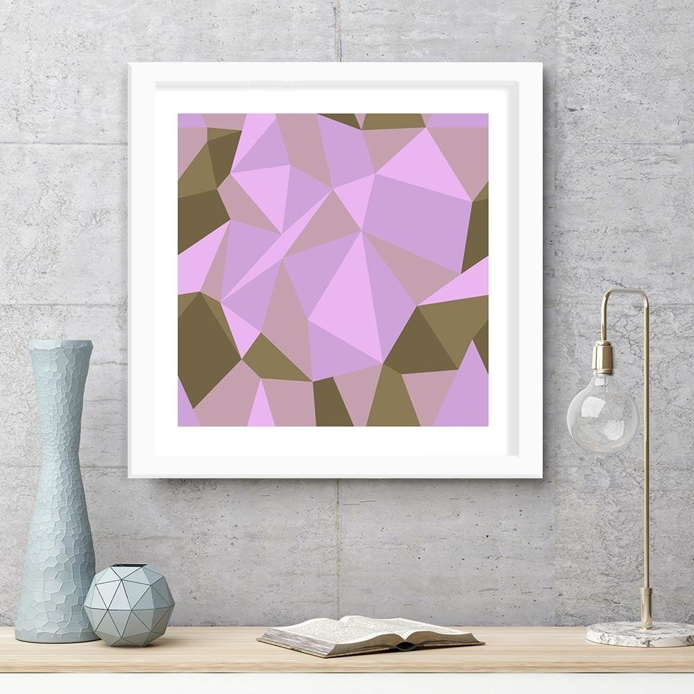 Glezna baltā rāmī - Geometric Figures - Cubism 7  Home Trends DECO