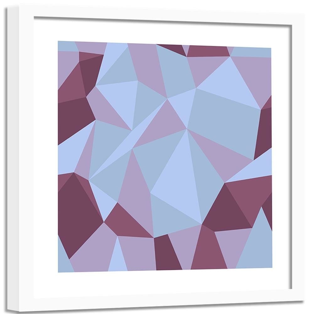 Glezna baltā rāmī - Geometric Figures - Cubism 8  Home Trends DECO