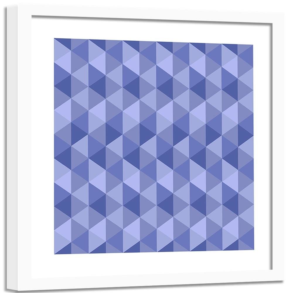 Glezna baltā rāmī - Geometric Forms 5  Home Trends DECO