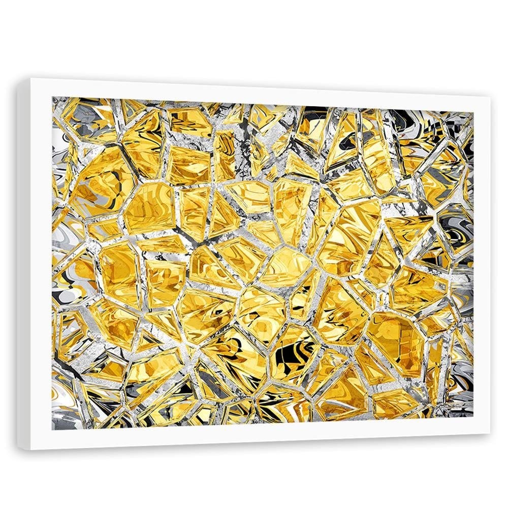 Glezna baltā rāmī - Glass Mosaic  Home Trends DECO