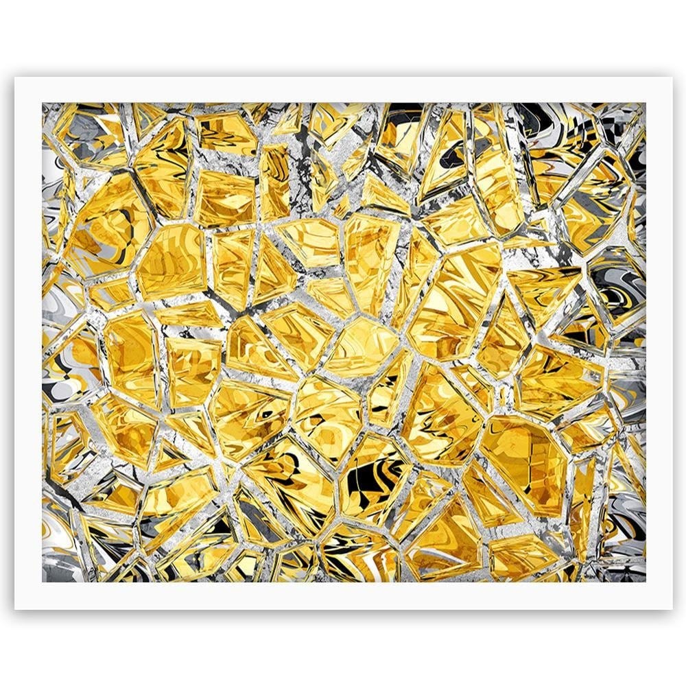 Glezna baltā rāmī - Glass Mosaic  Home Trends DECO
