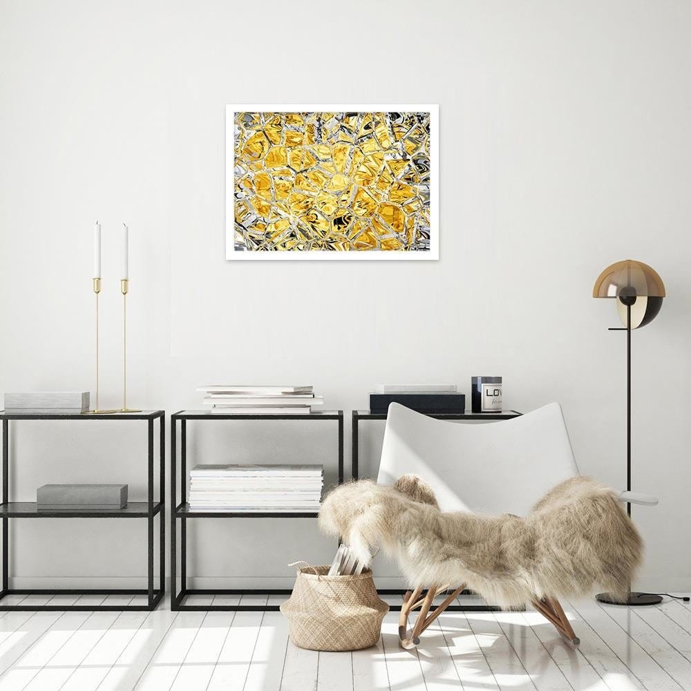 Glezna baltā rāmī - Glass Mosaic  Home Trends DECO