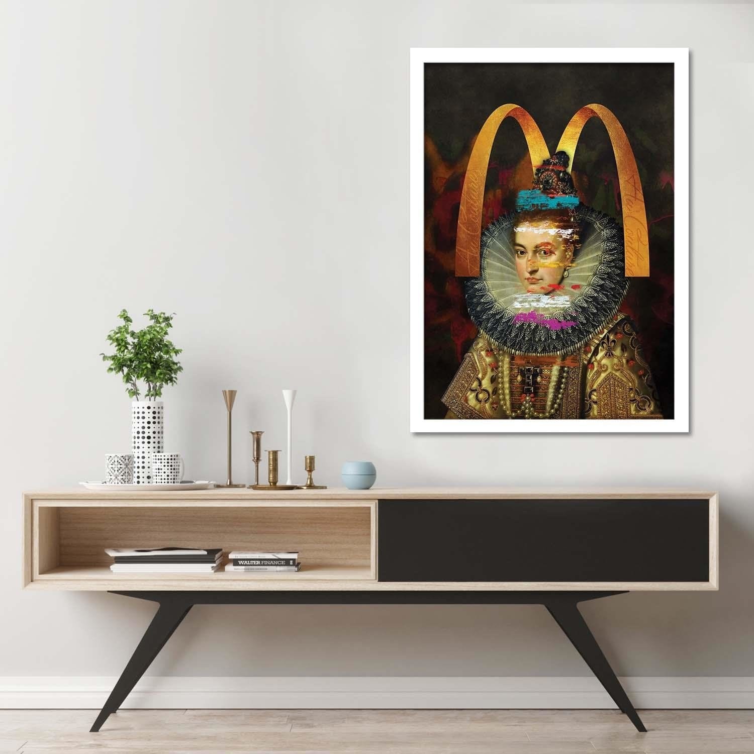 Glezna baltā rāmī - Haute Couture  Home Trends DECO
