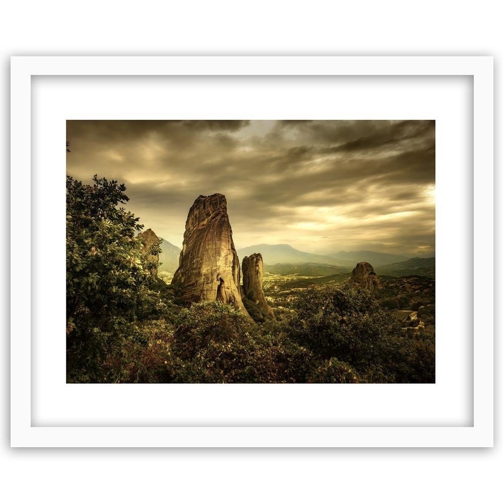 Glezna baltā rāmī - High Rock  Home Trends DECO