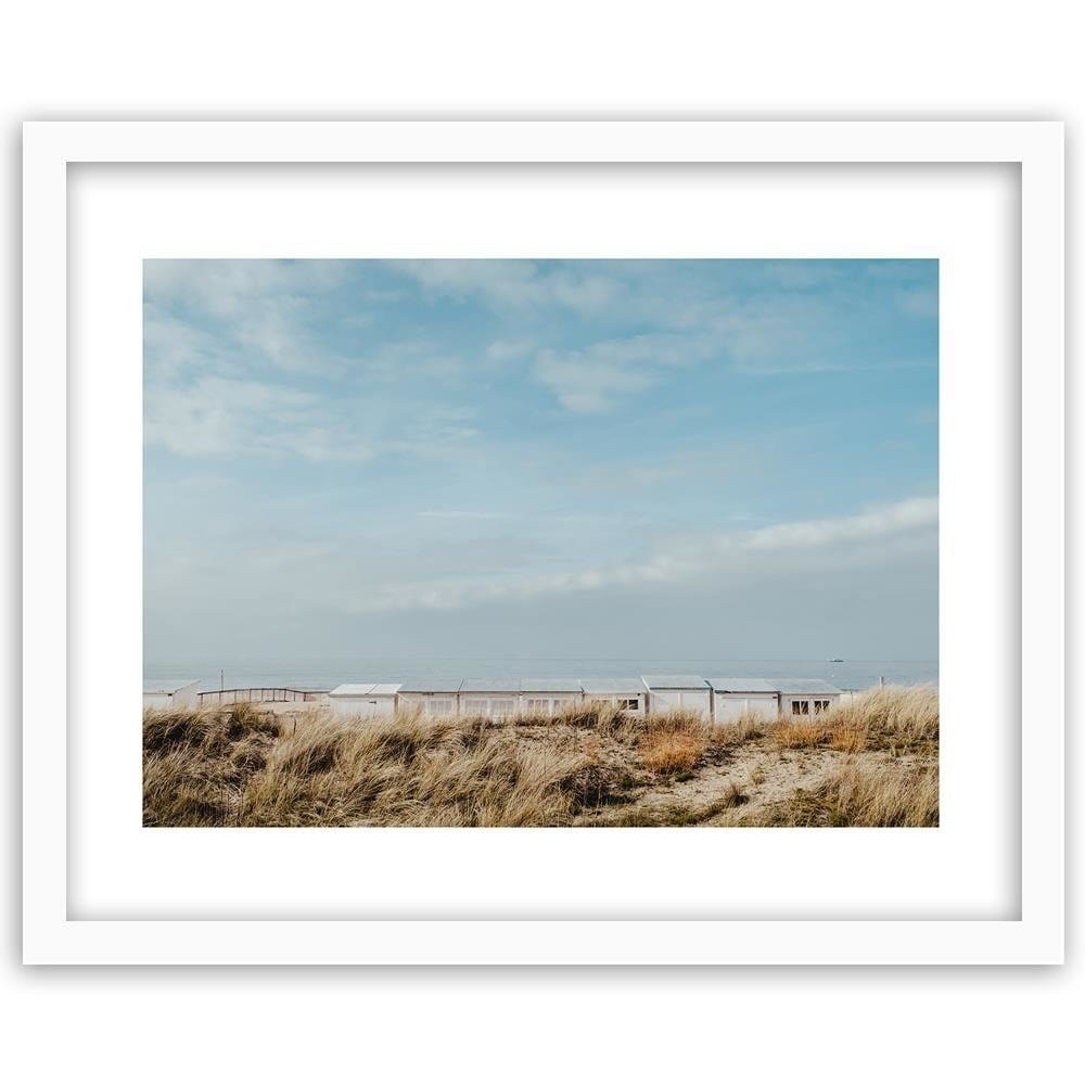 Glezna baltā rāmī - Houses By The Sea  Home Trends DECO