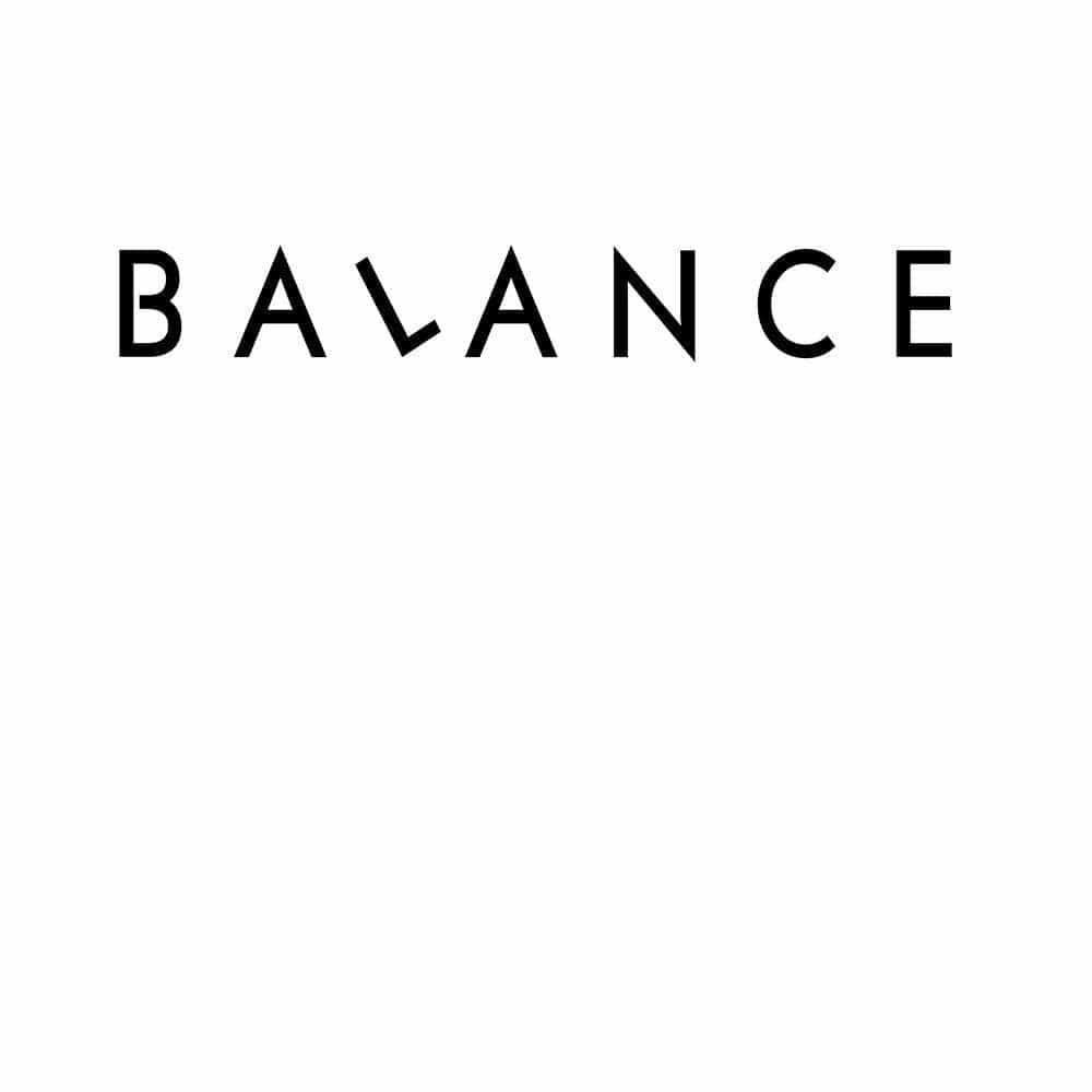 Glezna baltā rāmī - Inscription Balance  Home Trends DECO