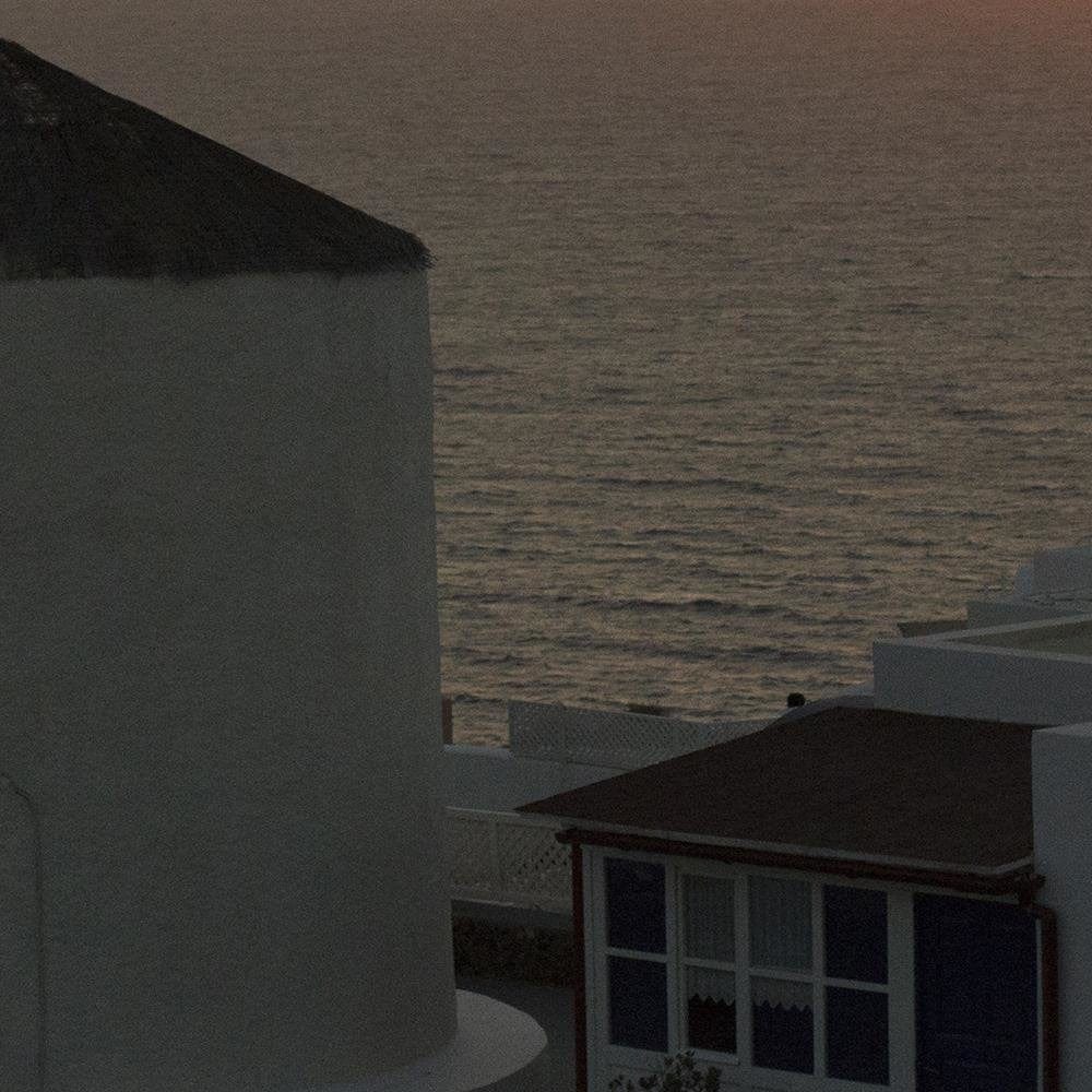Glezna baltā rāmī - Lighthouse At Sunset  Home Trends DECO