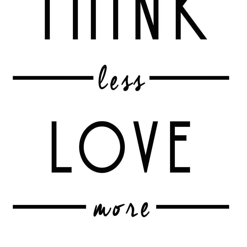 Glezna baltā rāmī - Love More  Home Trends DECO