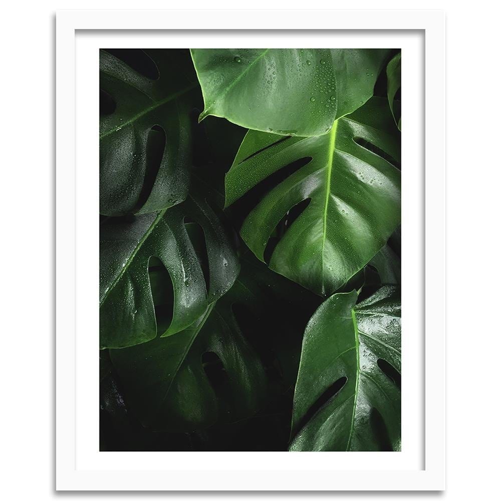 Glezna baltā rāmī - Lush Green  Home Trends DECO