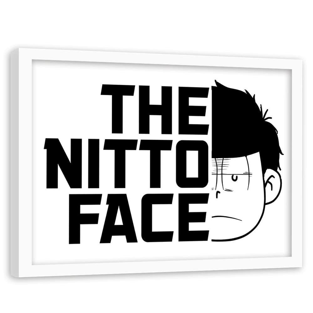 Glezna baltā rāmī - Manga Nitto Face  Home Trends DECO