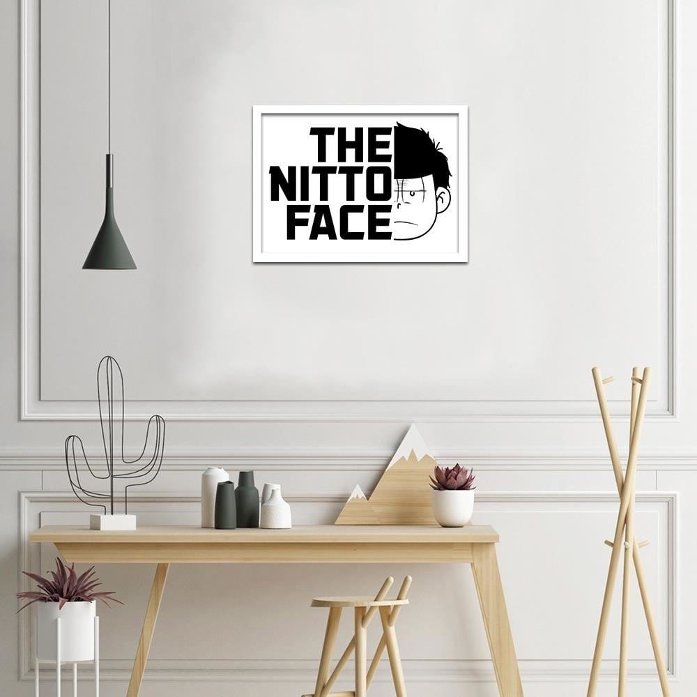 Glezna baltā rāmī - Manga Nitto Face  Home Trends DECO