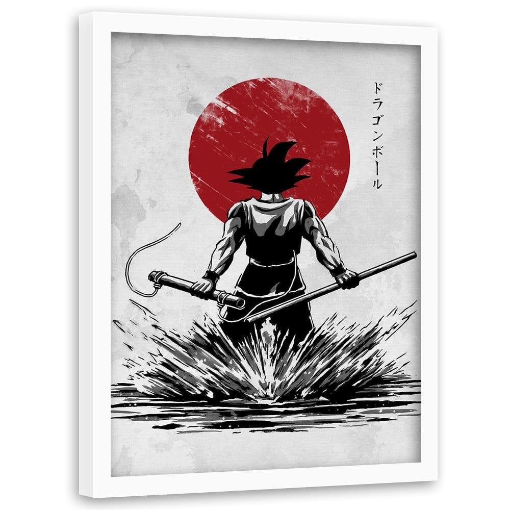 Glezna baltā rāmī - Manga Warrior  Home Trends DECO