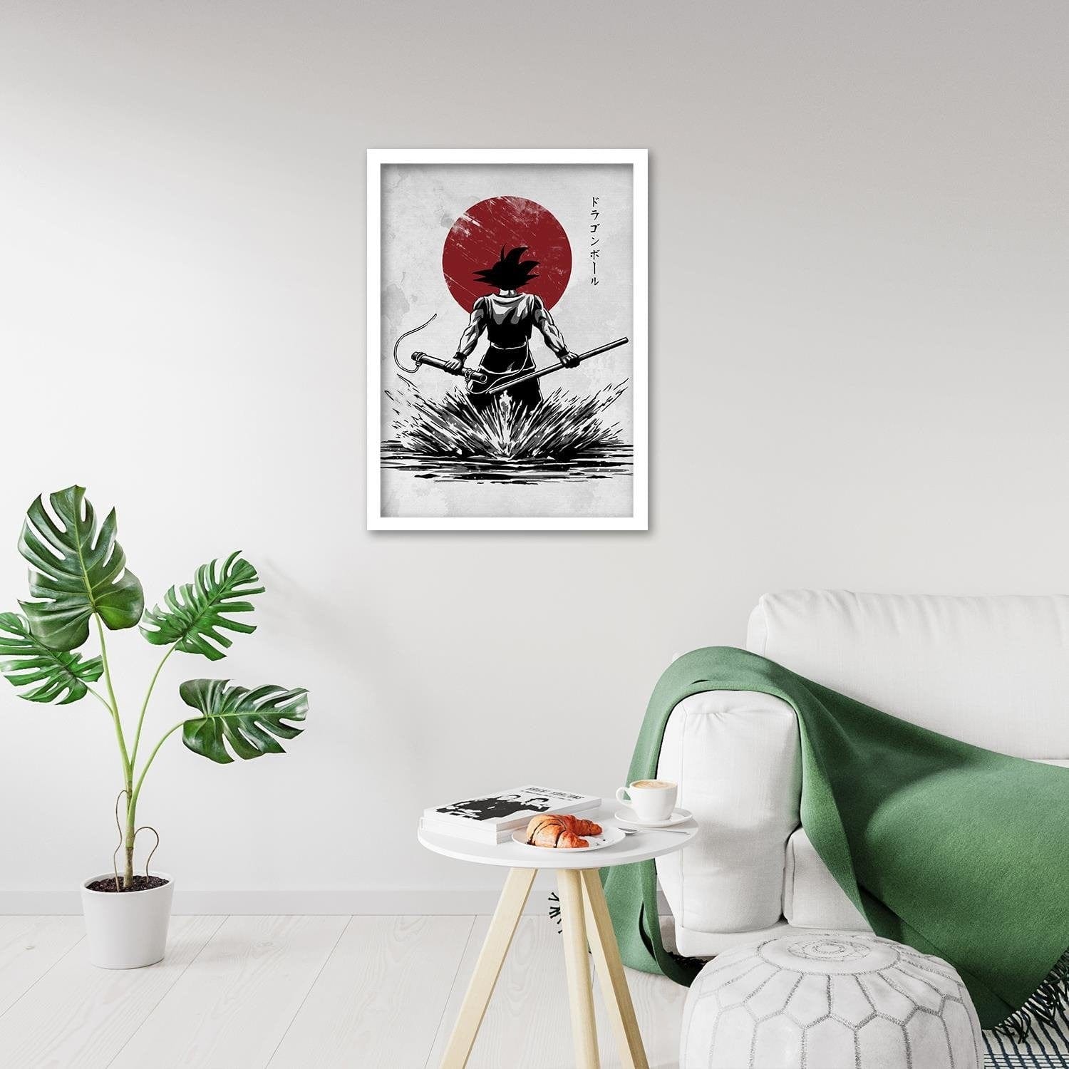 Glezna baltā rāmī - Manga Warrior  Home Trends DECO