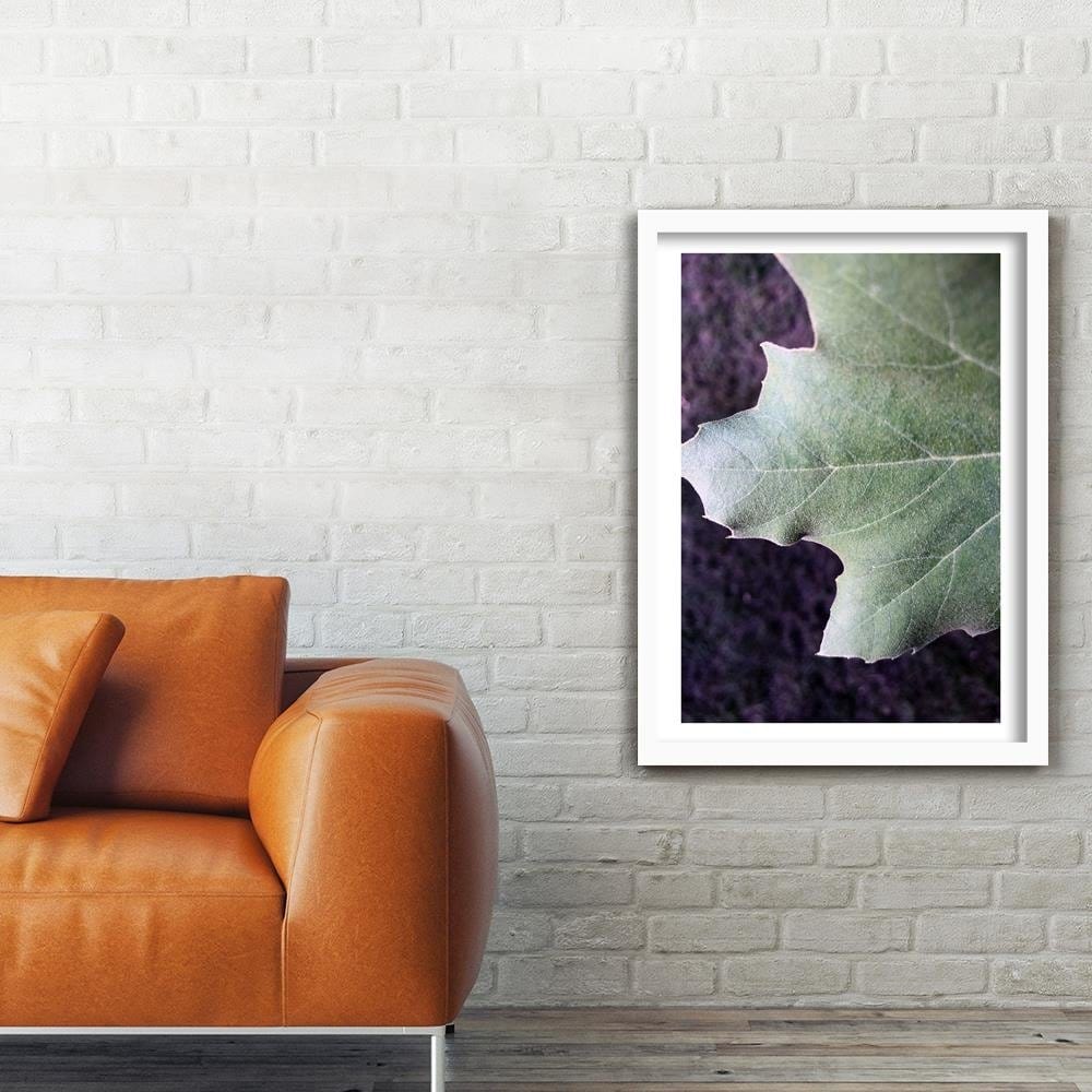 Glezna baltā rāmī - Maple Leaf  Home Trends DECO