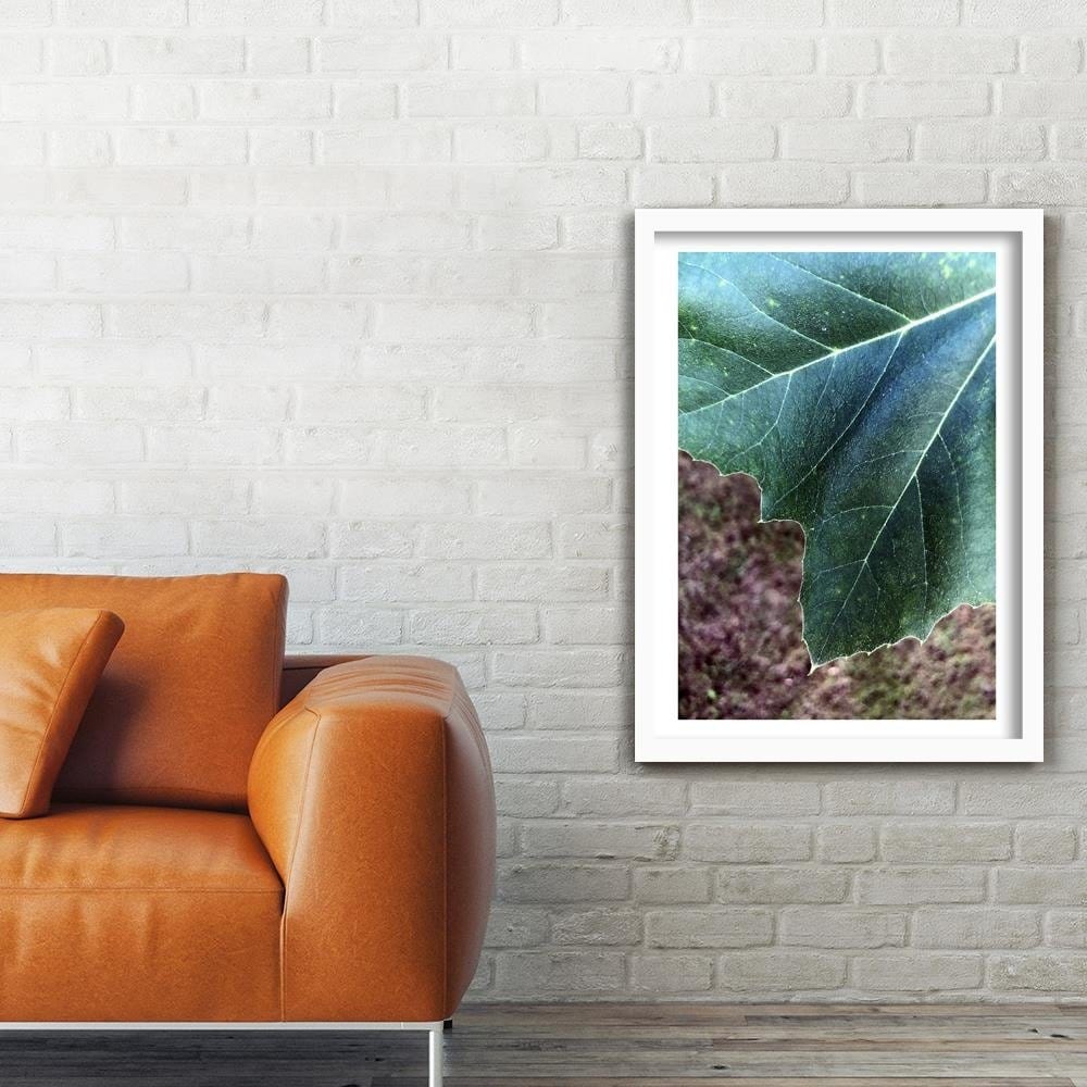 Glezna baltā rāmī - Maple Leaf  Home Trends DECO