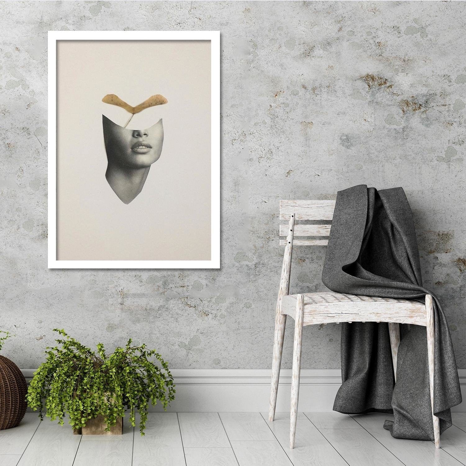 Glezna baltā rāmī - Minimalist By Artis  Home Trends DECO