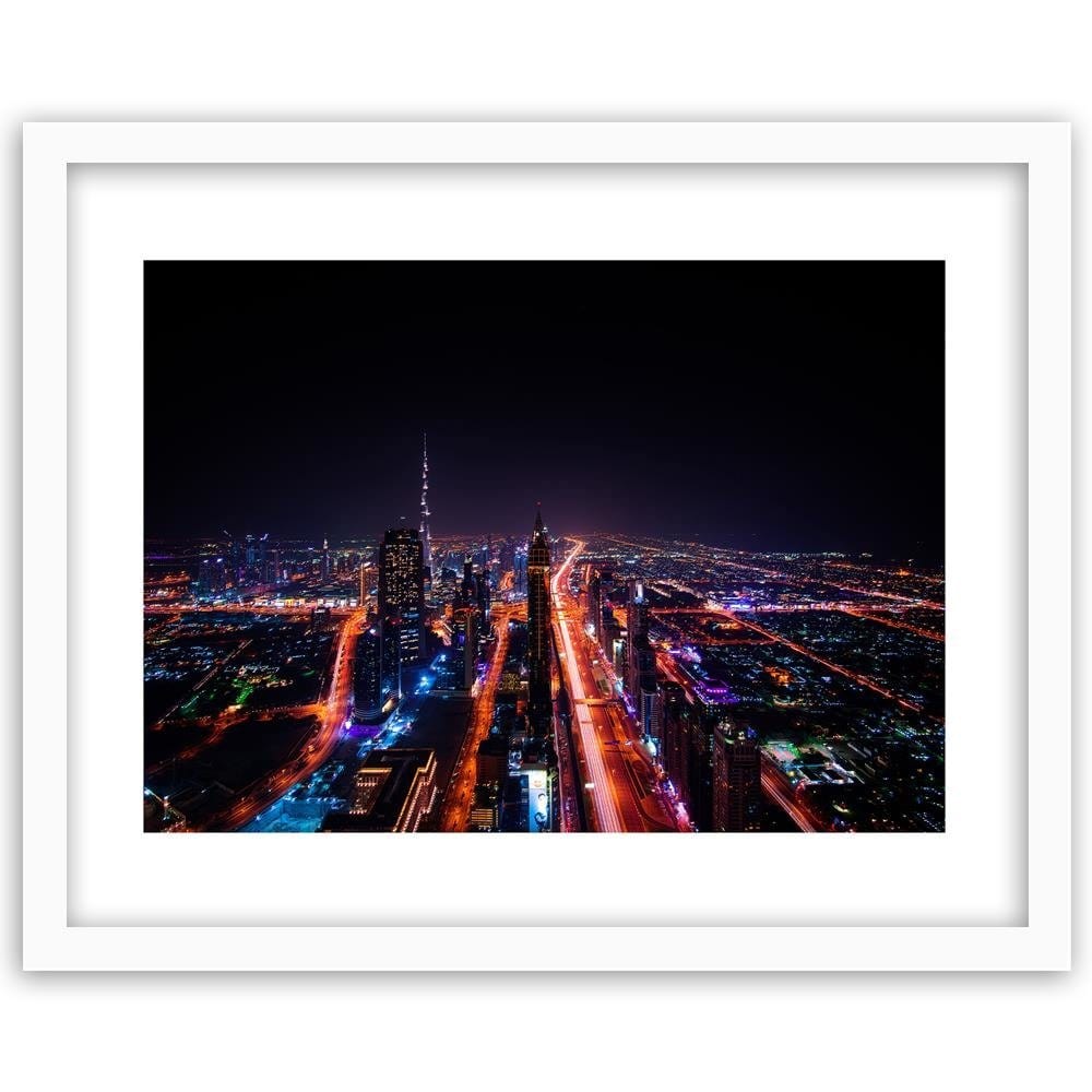 Glezna baltā rāmī - Modern Architecture At Night  Home Trends DECO