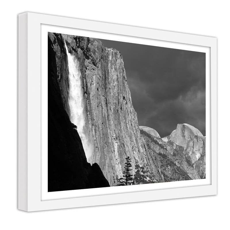Glezna baltā rāmī - Mountains  Home Trends DECO