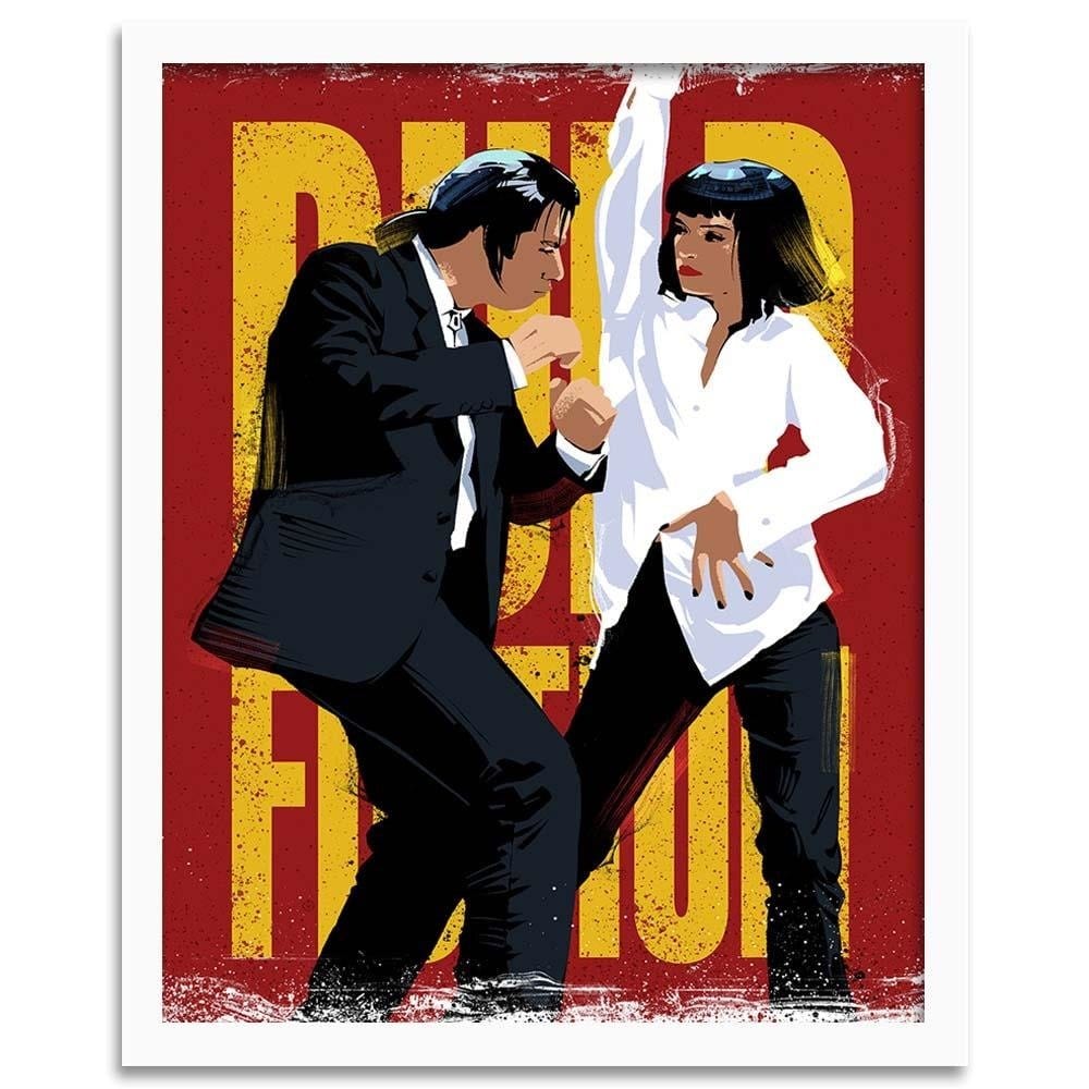 Glezna baltā rāmī - Movie Illustration Red  Home Trends DECO