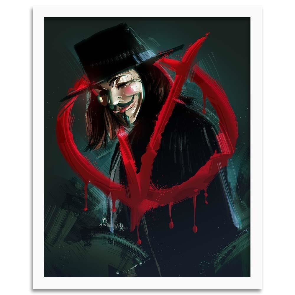 Glezna baltā rāmī - Movie Poster Black  Home Trends DECO